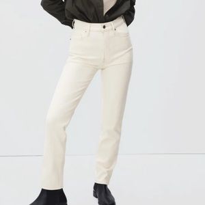 Everlane Kick-Flare / Straight Jeans with Raw Hem